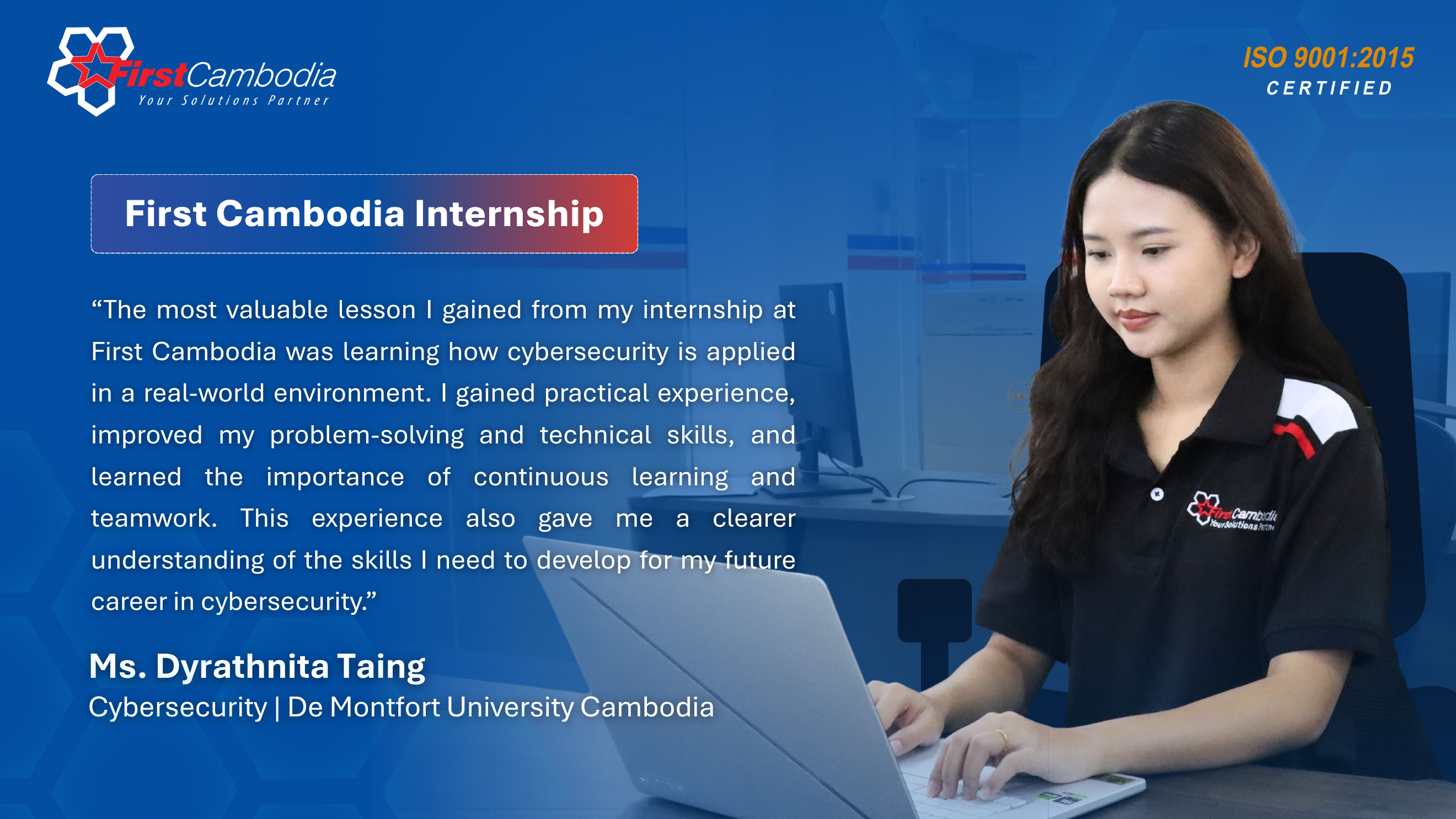 From Learning to Doing: A Cybersecurity Internship Journey 